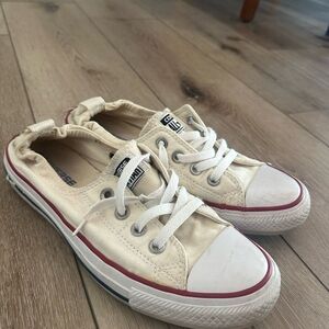 Converse Off-White Canvas Sneakers